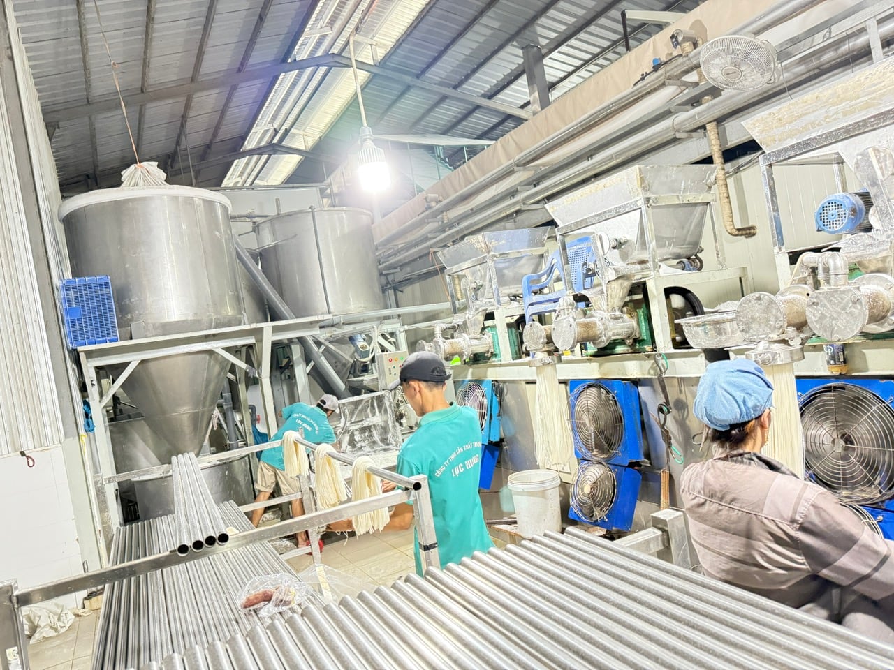 Dây chuyền thực tế đang vận hành tại xưởng.